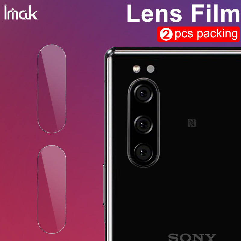 IMAK 2Pcs Pack High Definition Clear Camera Lens Film pro Sony Xperia 5 IMAK 2Pcs Pack High Definition Clear Camera Lens Film pro Sony Xperia 5